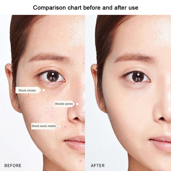 Waterproof Cover Eye Dark Circles Blemish Cream Concealer Facial Beauty Cosmetic
