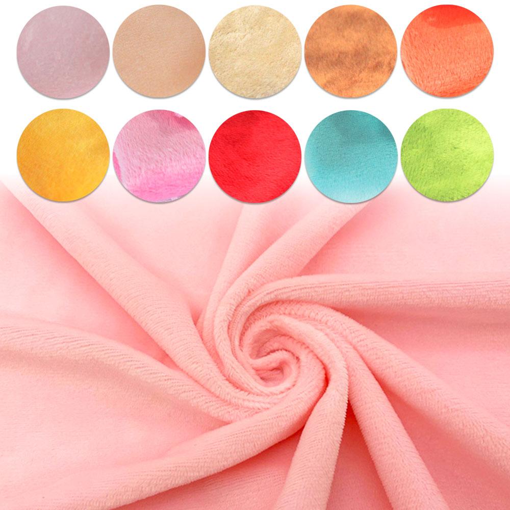 Plush Crystal Fabric Super Soft for DIY Sewing Quilting Apparel Cushion Dolls Clothes Pillow Toys Sofa Bag Blanket Home Textile