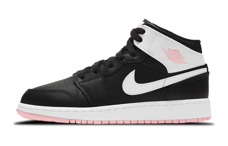 Jordan 1 Mid  Arctic Pink Black  GS 555112-061 40