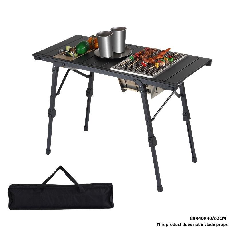 

Открытый складной столик для роллов для кемпинга, переносной подъемный алюминиевый стол для пикника и барбекю, тактический многофункциональный стол для пикника IGT