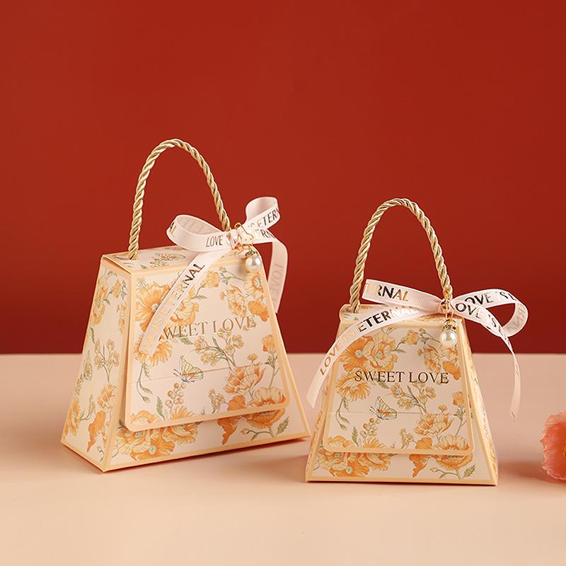 2025 Hochwertige europäische Hochzeits-Süßigkeiten-Geschenkbox – elegante leere Süßigkeitenbox für Hochzeiten und Verlobungen