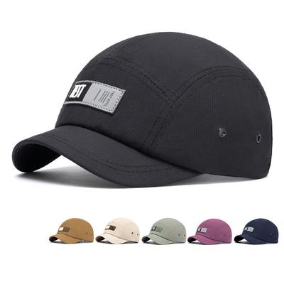 Spring Summer Short Brim Baseball Cap Men Women Solid Color Cap Outdoor Sun Hat