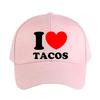 I Heart Tacos Cap summer woman Man Adult Hat Fashion Casual Adjustable Printed Baseball Caps Trucker Cap
