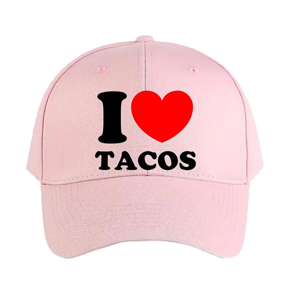 I Heart Tacos Cap summer woman Man Adult Hat Fashion Casual Adjustable Printed Baseball Caps Trucker Cap