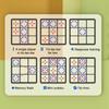 Tic Tacs Toe Game for Kids 6-in-1 Handheld Puzzle Toy Interactive Educational Toy Electronic Board Game Birthday Gift