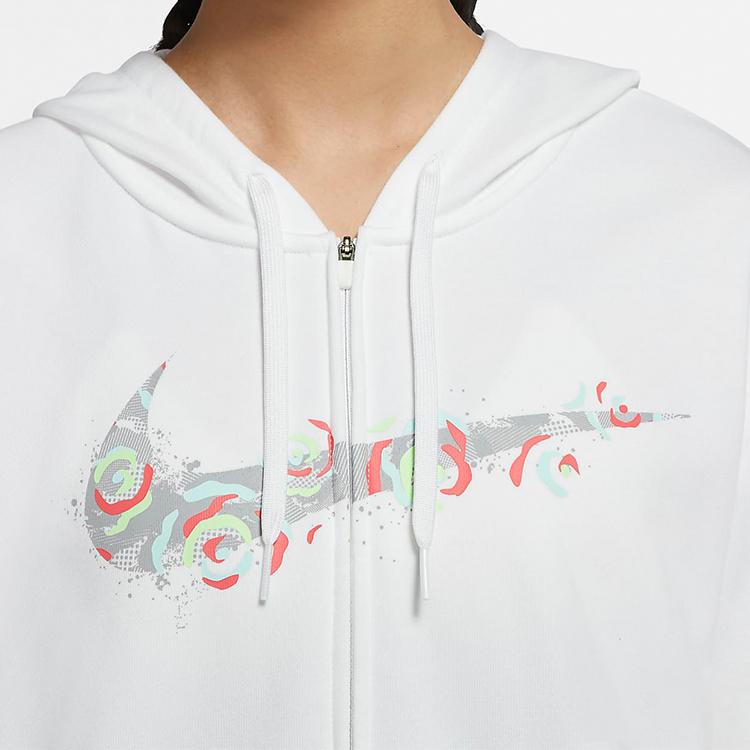 Nike Get Fit Li Na Series Casual Pullover Hoodie Women hoodies White CZ8649-100