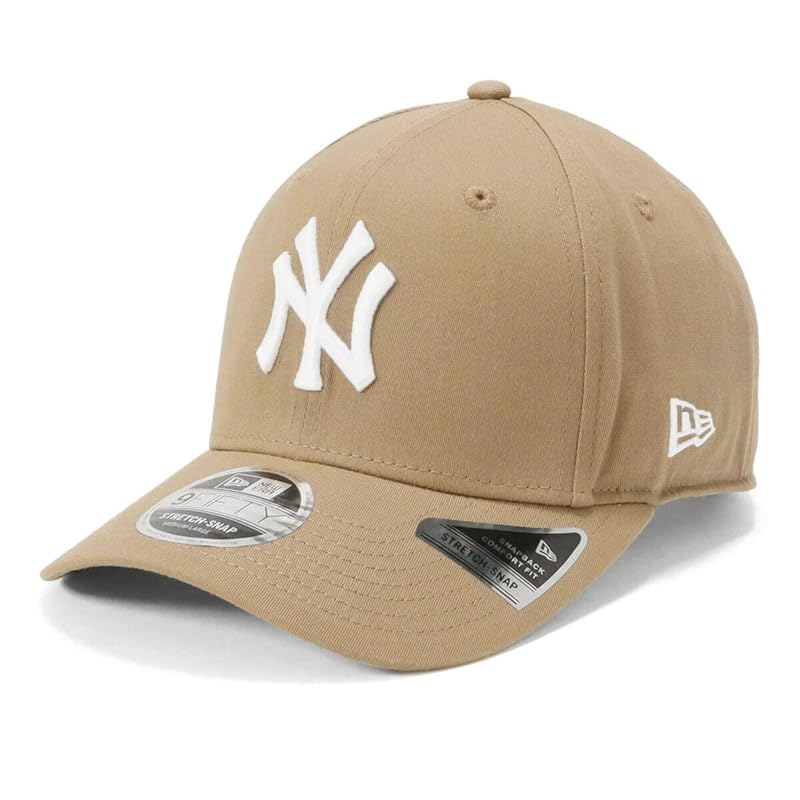 

[New Era] cap 9FIFTY Stretch Snap NY khaki L/XL baseball team logo hat