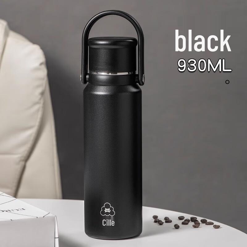 Xile 930ml Dual-Drink Stainless Steel Sports Bottle