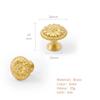 Hardware Messing Kastdeur Handgreep Gouden Europese Stijl Chrysant Handgrepen Retro Ontwerp Kledingkast Knoppen Commode