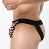 Pánské spodní prádlo s leopardím vzorem Sexy tanga Pánská vysoce elastická tanga