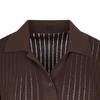 Less 2025 Summer Short Sleeve Knitted Polo Shirt 2P5312320