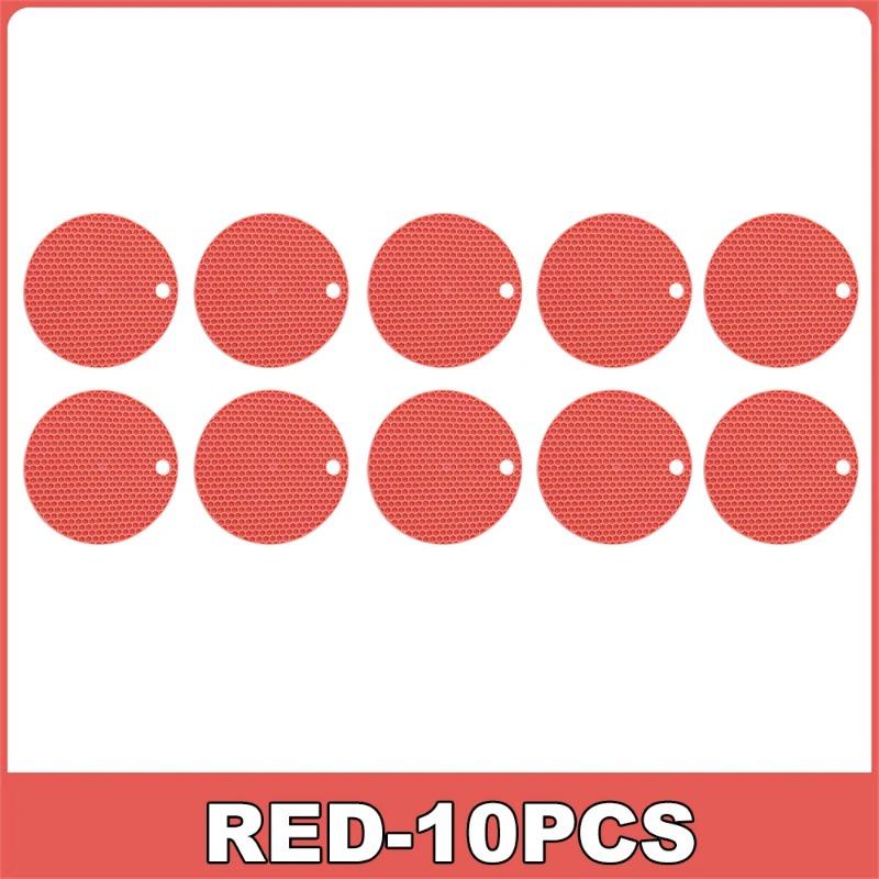 

Стильные и практичные коврики в форме сот, термостойкие силиконовые подставки. Защитите свои столешницы с помощью этой стильной подставки под приборы. Peach 10PCS