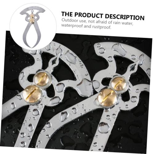 FOYTOKI Stainless Steel Outside Caliper, Thickness Measuring Tool, Precision Measuring Caliper for Woodworking and Jewelry Making