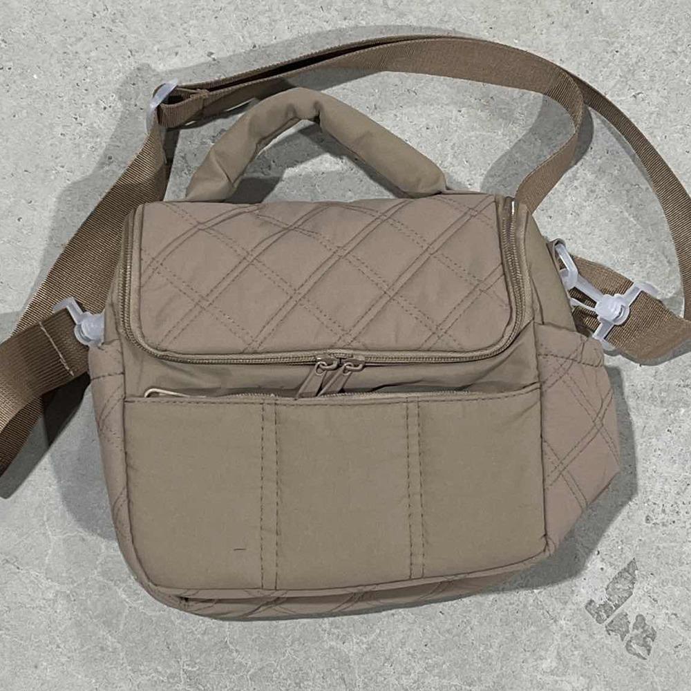 Měkká chladicí taška na oběd, izolovaná, prošívaná, puffer, úložná taška na oběd, přenosná termotaška, do školy