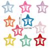 10Pcs Star Heart Shaped Hair Clips Alloy Side Clips Cute Hairpins