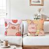 Cartoon Cute L-Lulu Pig Pillow Case Office Cushions Suitable For Sofa Car Bedroom Decorative Cushion Cover