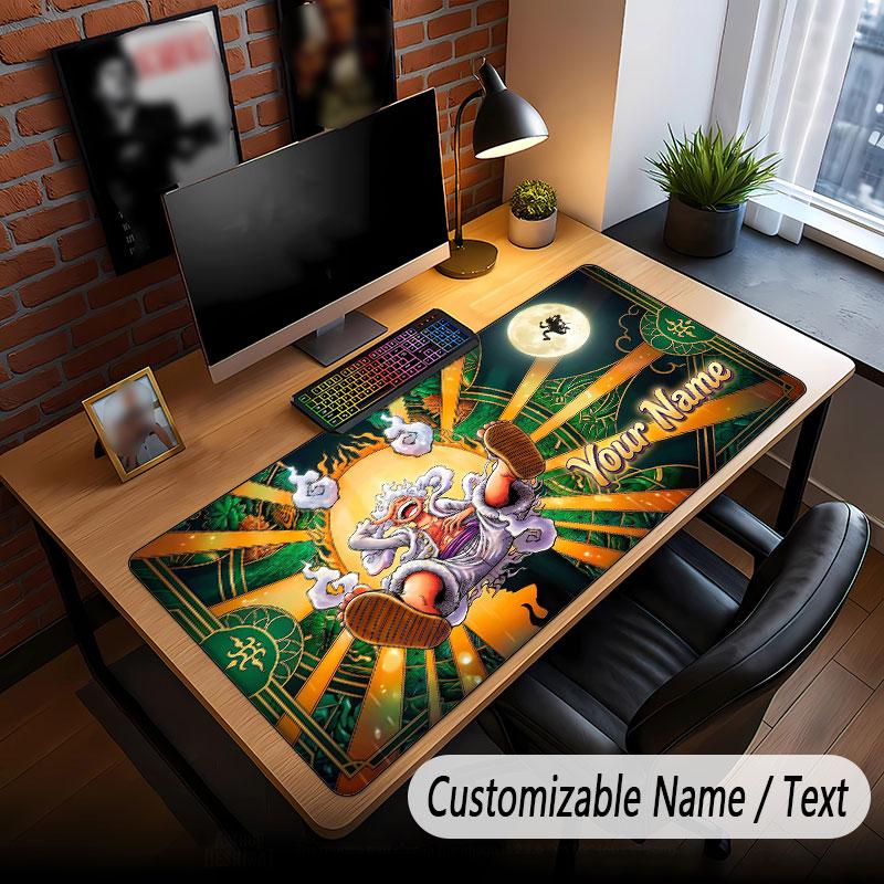 Custom Name Extended Mouse Pad,One Piece Gaming Desk Mat For Home Office Desktop Decor