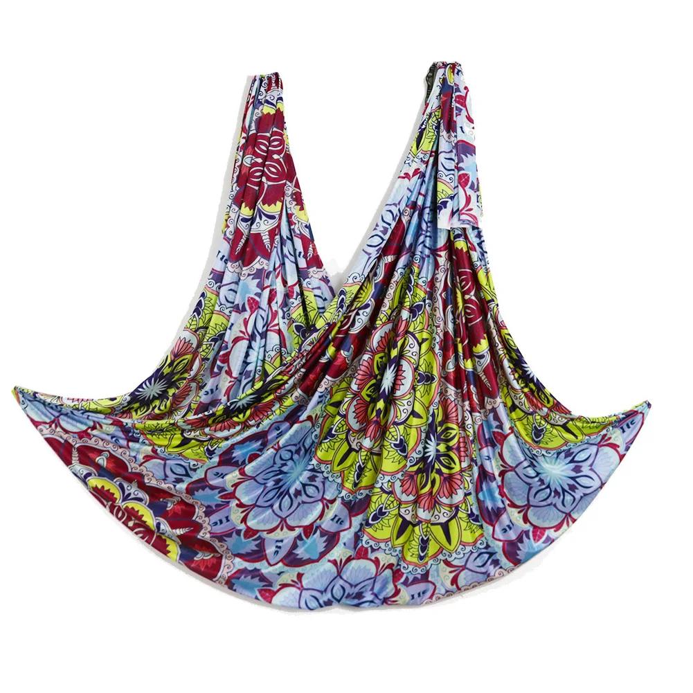 2026 New Aerial Yoga Hammock Fabric Flying Pilates Yoga Swing Silk Aerial Anti-Gravity Traction Device Fitness Yoga Home Gym
