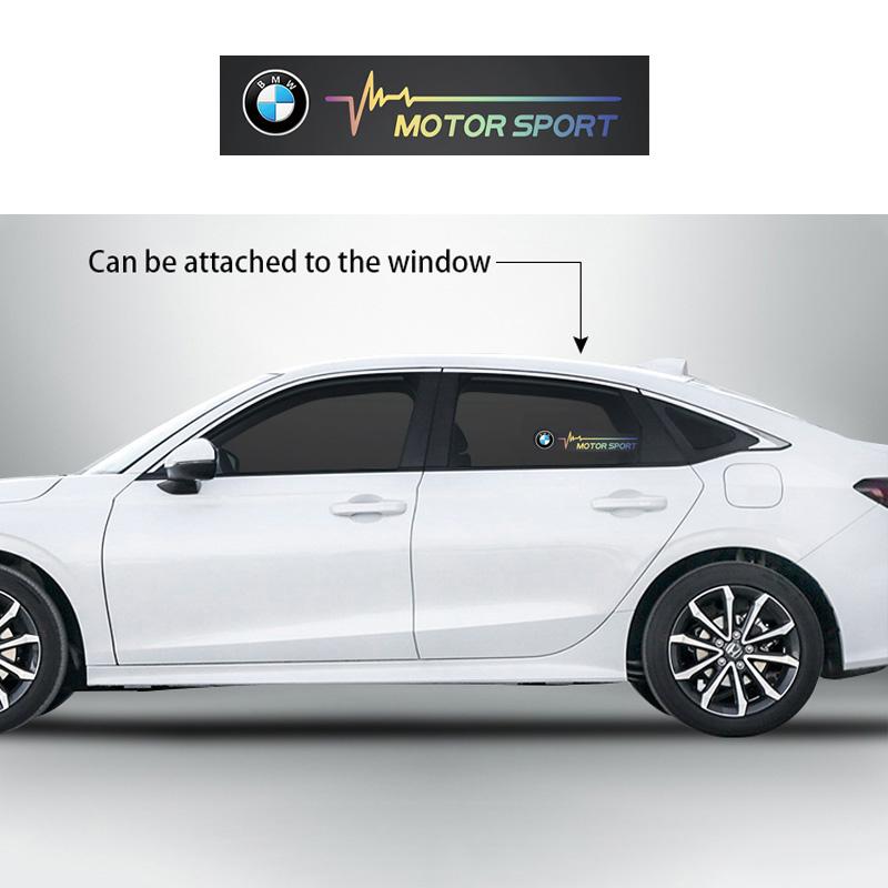 DJSA5 Creative Stickers Car Window Stickers Emblem Decor Decals For BMW F30 F10 E90 F20 E46 E60 E70 E39 E36 E87 X7 E92 E28 X3 X4 X5 X6