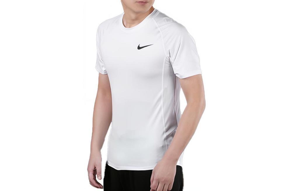 Nike T Shirts Men's White Crew Neck Thin Straight Fit BV5634-100