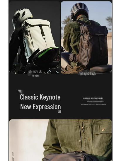 GYXX Zeus Z Pánský cestovní a motorkářský batoh na notebook s velkou kapacitou