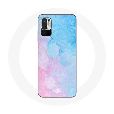 Cover per Xiaomi Poco M3 Pro Sfondo blu rosa