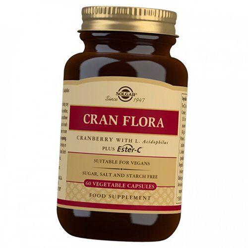 

Cranberry Extract and Probiotics, Cran Flora with Probiotics, Solgar 60vegcaps (71313042) 60vcaps
