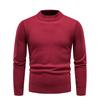 Winter Rollkragenpullover Dick Herren Lässig Pullover Pullover Einfarbig Qualität Warm Schlank Rollkragenpullover Pullover Herren
