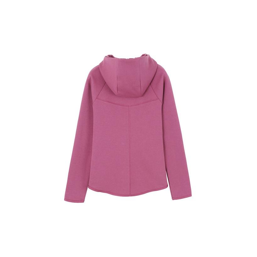 Nike Sportswear Tech Fleece Full-Length Zipper Hooded Jacket Women Jackets Purple BV3456-528