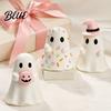 Indoor Halloween Table Centerpiece Ghost Figurine Resin Spooky Cute Statue Funny Creepy Year Round Interior Decorations Tabletop Ornament