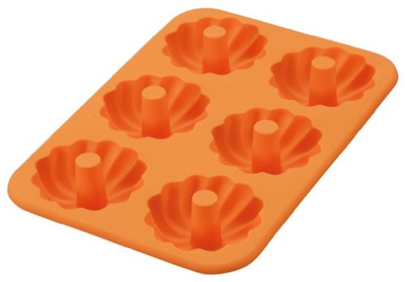 Silicone Donut Wave CAKE MATE Mold, 6-Cavity, Pattern, DL-5982