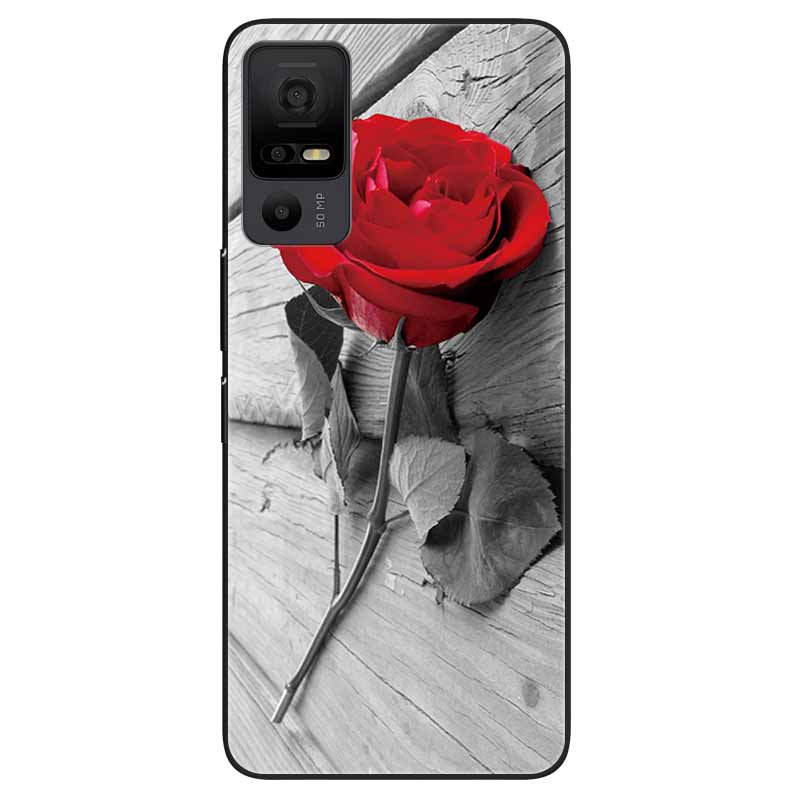 Phone Case for TCL 40 NXTpaper 5G Covers Black Bumper Silicone Soft Shell for TCL 40 NxtPaper 5G TPU Coques Lovely Marble Fundas