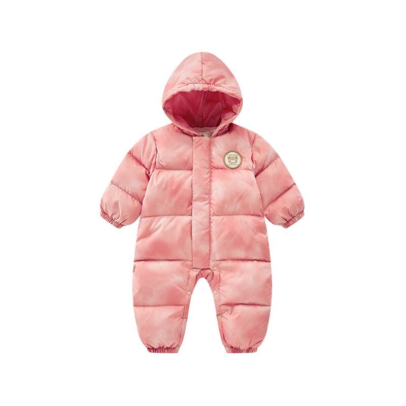 Labby Baby Hooded Down Romper