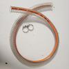 ZG ID19/OD25mm 1-5M PVC Transparent Steel Wire Hose Thick Water Pump Oil Pipe Vacuum Pipe Heat-resistant Oil Resistant PVC Hose