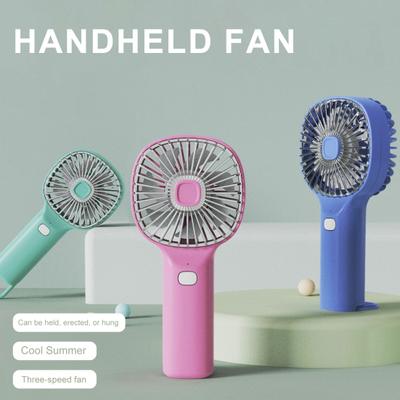 Mini Ventilateurs Portables Rechargeables par USB Ventilateur Personnel Portable pour Femmes Filles 3 Vitesses de Vent Mini Ventilateur de Refroidissement pour Voyage Camping Bureau à Domicile
