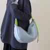 Nowe torby na ramię z nylonu, vintage, jednolity kolor, torba typu hobo, swobodna, duża pojemność, torba diagonalna, modna, uniwersalna torebka damska