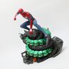 New Avengers Iron League Ps4 Game Statue 18Cm Spider Man Figurine Scene Model Collectible Figurine Boy Fan Gift