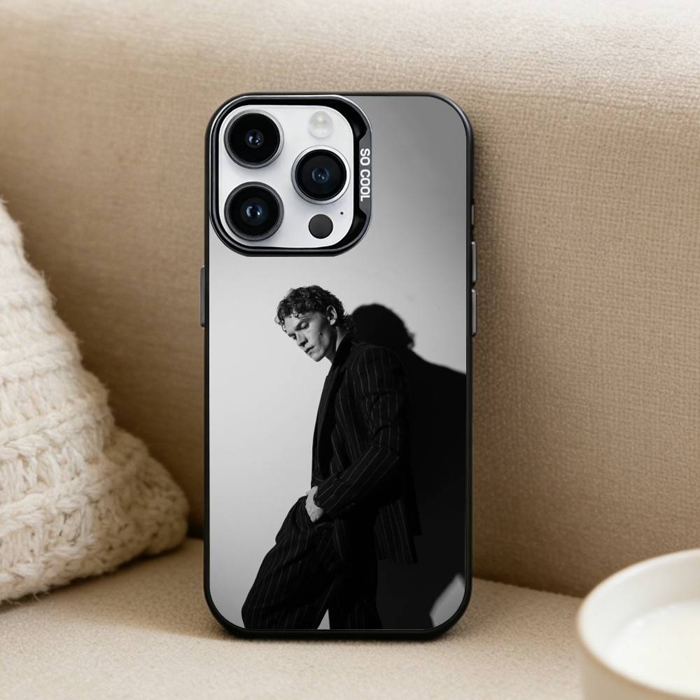 C-Connor S-Storrie Handyhülle Für iPhone17, 16,15,14,13,12 Pro Max Schwarz Candy Matt Stoßfeste Hülle