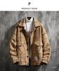 Men's Korean Plaid Woolen Coat - Autumn/Winter Casual British Lapel Windbreaker
