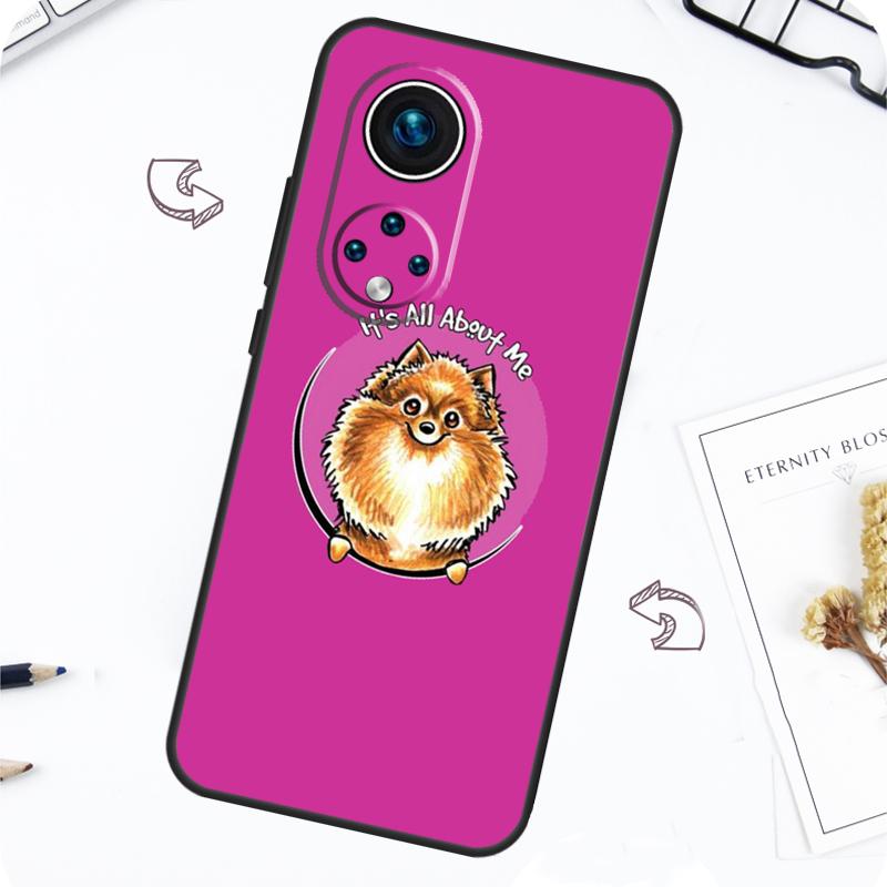 

Pomeranian Watercolor Dog Case For Honor Magic 7 Lite 5 6 Pro Honor 200 50 70 90 Lite X8b X9a X8a X8 X9 X9c X9b Cover Honor 70