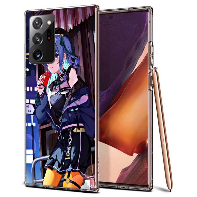 Suisei H-Hoshimachi Phone Case for Samsung A55 A35 A25 A15 A07 A05S A16 A17 A26 A36 A37 A56 A57 Galaxy Note 20 10 A50S A71 A51 A