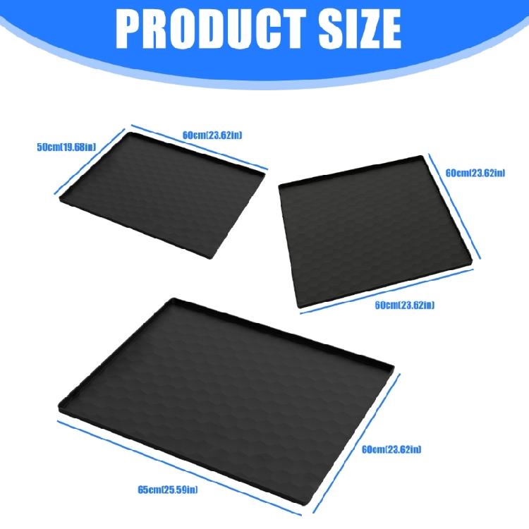 Dishwasher Drip Tray with Raised Edge Silicone Dishwasher Tray Mat for Under Most Portable Dishwasher Enduring