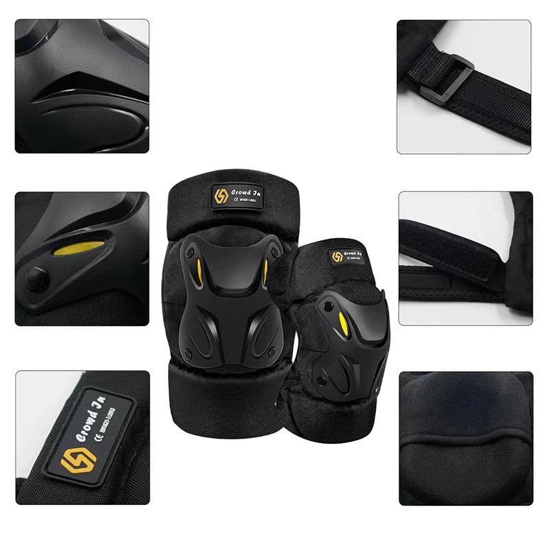 Motorcycle Protective Kneepad and Elbow Pads Adjustable Motocross Outdoor Tactical Sport Racing Guards Comfort Shock Anti-fall