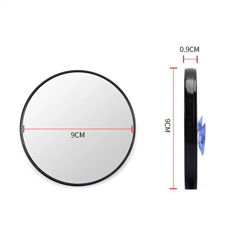 5x/10x/15x Magnification Mirror With Suction Cup Blackhead Magnifying Remove Acne Pores Tool Mini Round Portable Makeup Mirror