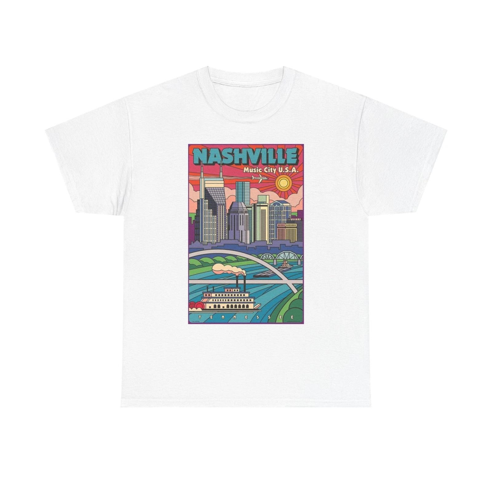 Men s and Women s T-shirts Nashville Graphic S