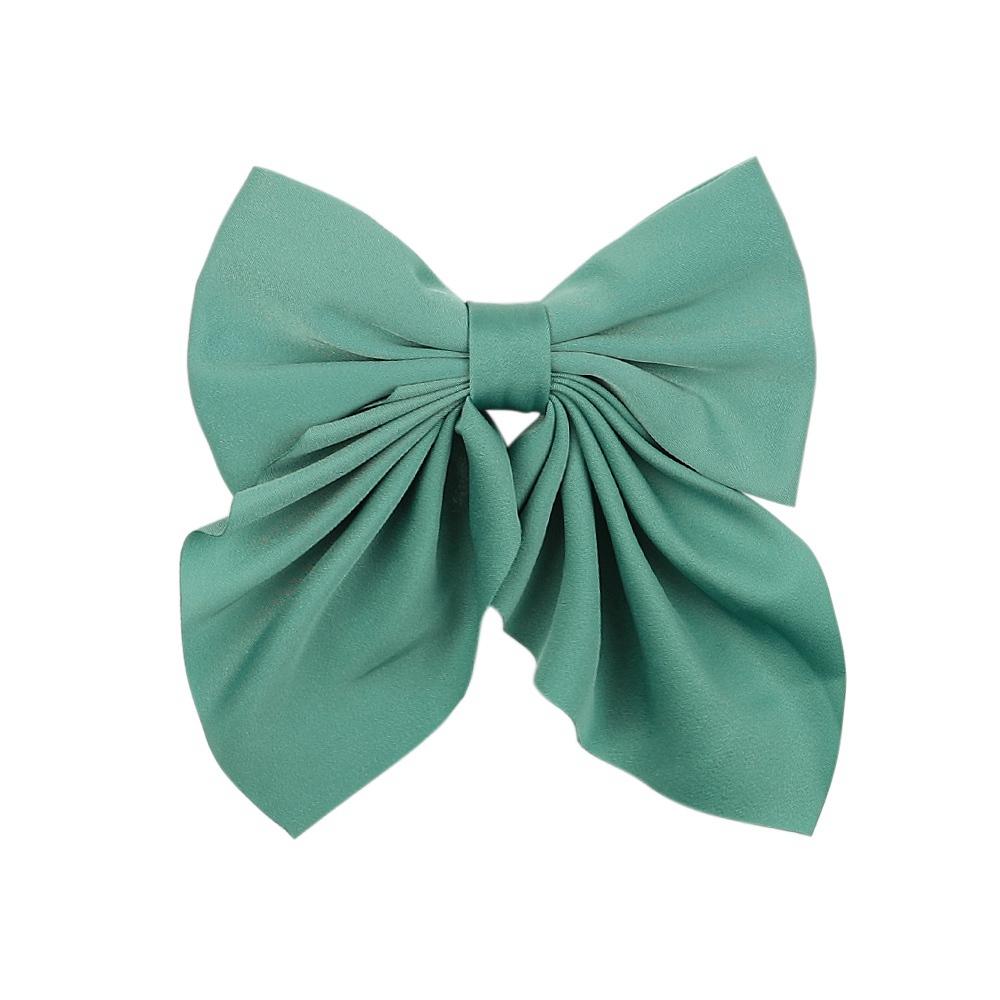 1Piece Big Hair Bow Ties Hair Clips Satin Two Layer Butterfly Bow For Girls Bowknot Hairpin Trendy Hairpin Hair Accessories