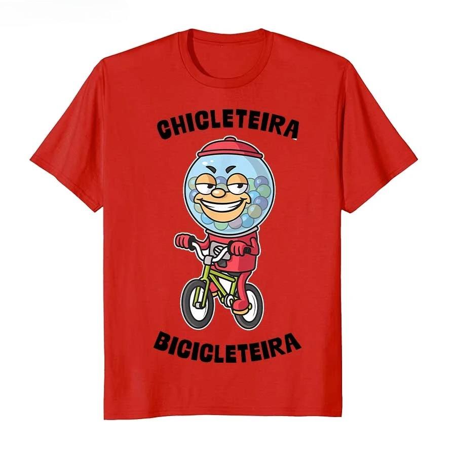2526 Italian Brainrot Chicleteira Bicicleteira Meme Tshirt for Men Women 100 Cotton T Shirts Short Sleeve Tops S
