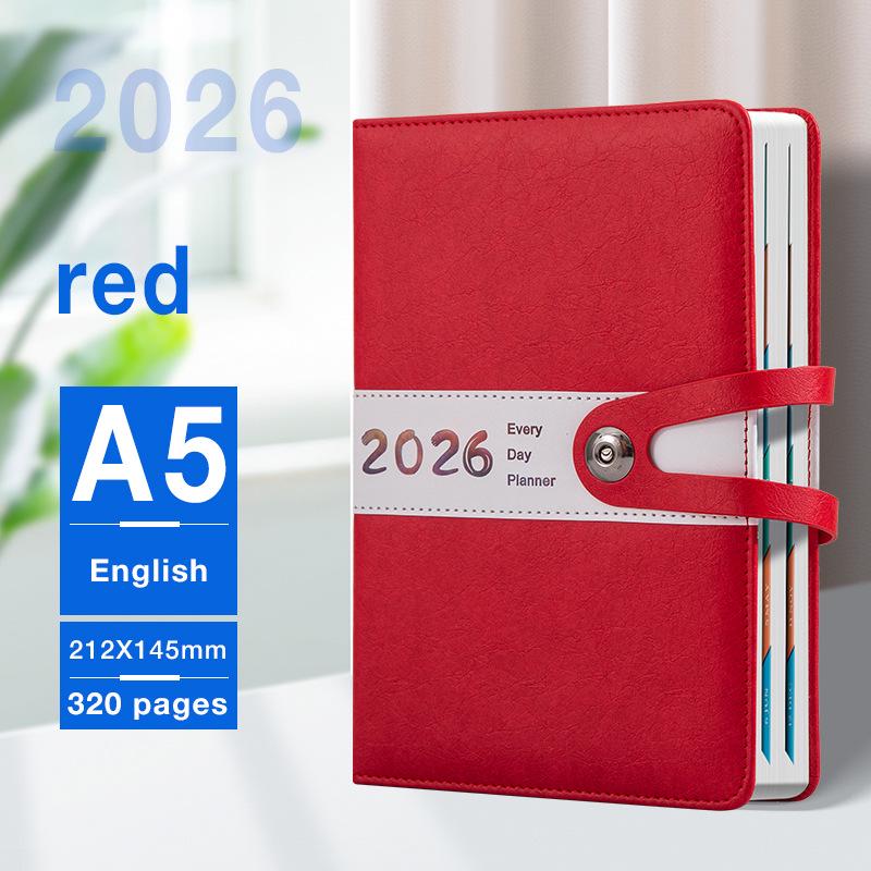 

Блокнот-планувальник на день 2026: Одна сторінка на день, 365 днів