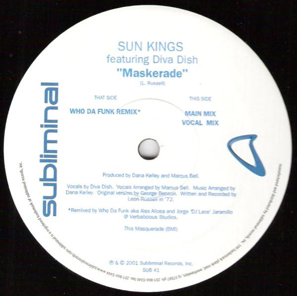 

12inch Record SUN KINGS - Maskerade SUB41 Subliminal 2001 US Dance & Electronica Used