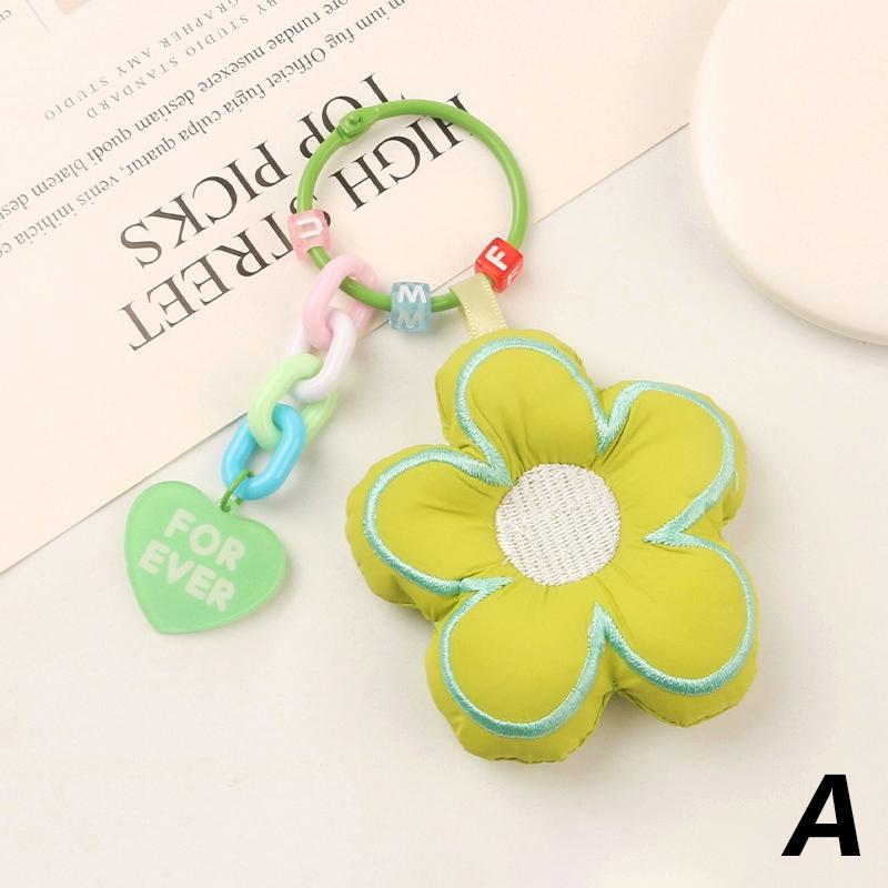 Sakura Stoff Blume Schlüsselanhänger Schmuck Lanyard Auto Tasche Schlüsselanhänger Anhänger Kind Geschenk